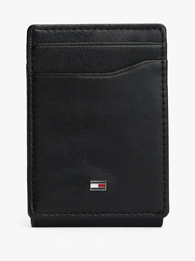 Pebbled Leather Magnetic Bifold Wallet Pebbled Leather Magnetic Bifold Wallet