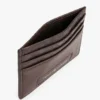 Pebbled Leather Monogram Card Holder Pebbled Leather Monogram Card Holder