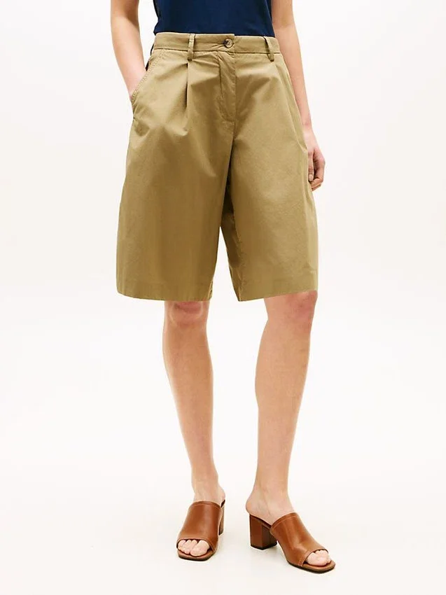 Pleated Poplin Short Pleated Poplin Short
