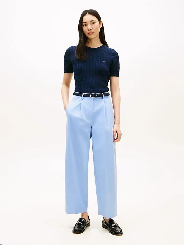 Pleated Twill Barrel Chino Pleated Twill Barrel Chino