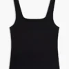 Pointelle Square-Neck Tank Top Pointelle Square-Neck Tank Top