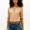 Pointelle T-Shirt Cardigan Pointelle T-Shirt Cardigan
