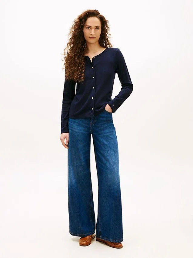 Pointelle T-Shirt Cardigan Pointelle T-Shirt Cardigan