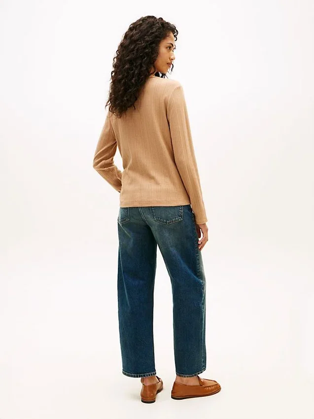 Pointelle T-Shirt Cardigan Pointelle T-Shirt Cardigan