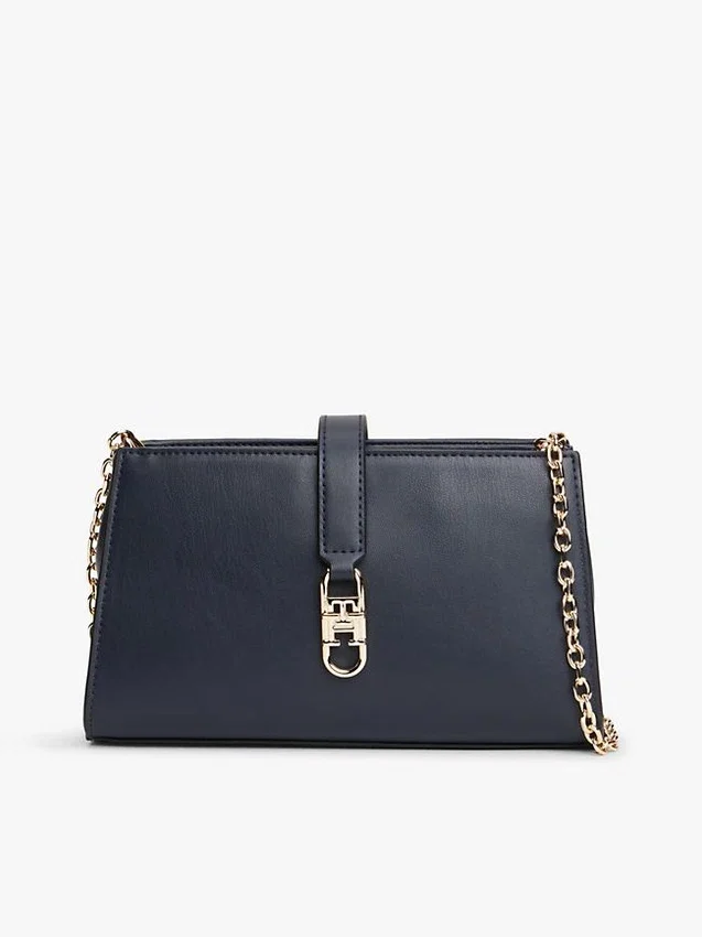 Polished Monogram Chain Crossbody Bag Polished Monogram Chain Crossbody Bag