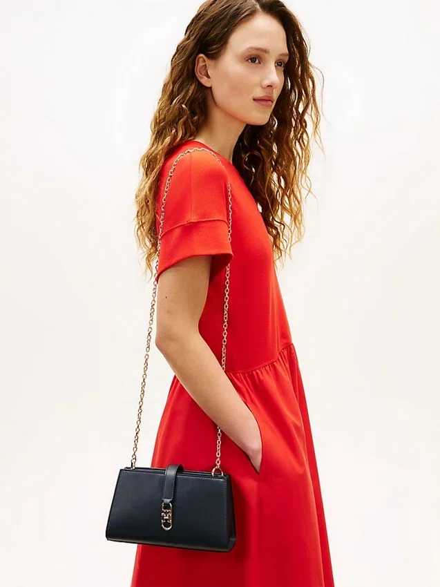 Polished Monogram Chain Crossbody Bag Polished Monogram Chain Crossbody Bag