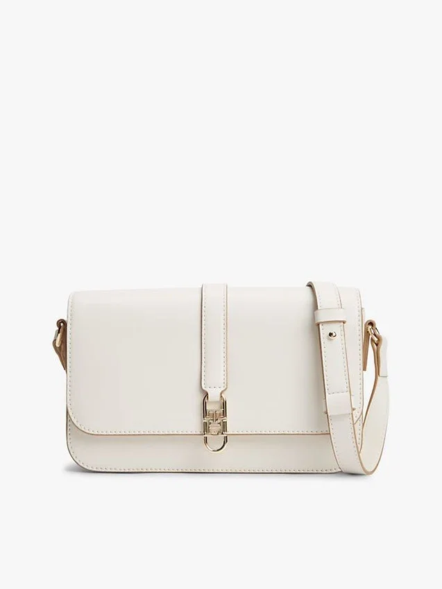 Polished Monogram Flap Crossbody Bag Polished Monogram Flap Crossbody Bag