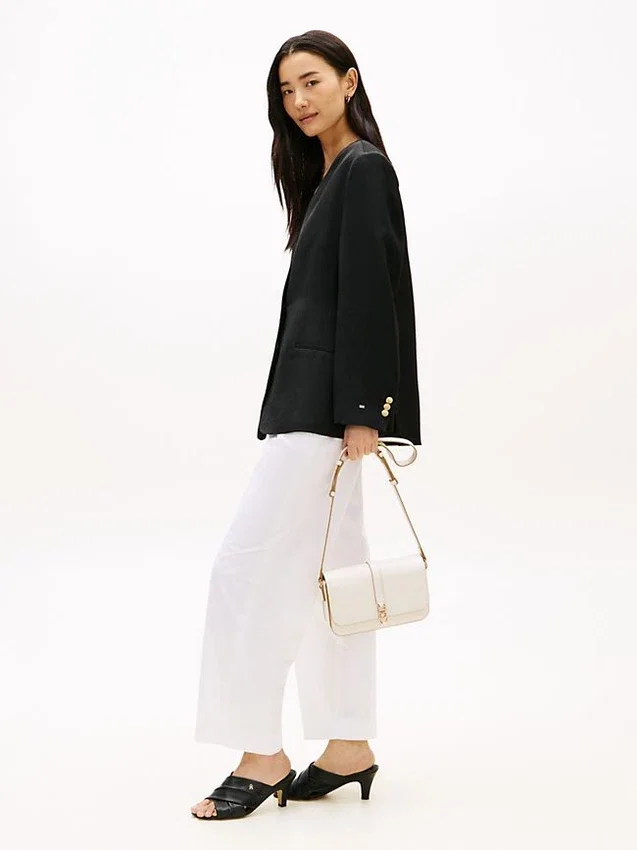 Polished Monogram Flap Crossbody Bag Polished Monogram Flap Crossbody Bag
