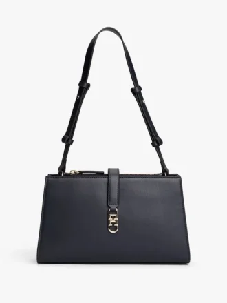 Polished Monogram Shoulder Bag