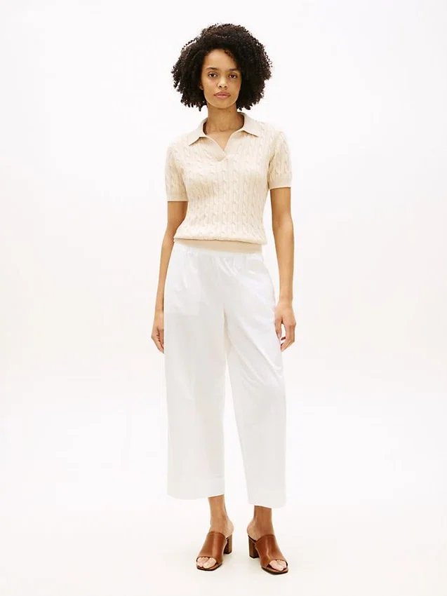 Pull-On Wide-Leg Ankle Pant Pull-On Wide-Leg Ankle Pant