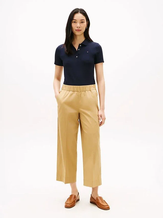 Pull-On Wide-Leg Ankle Pant Pull-On Wide-Leg Ankle Pant