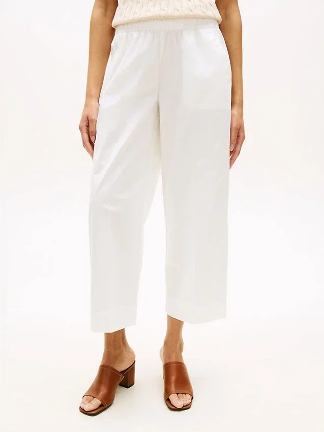 Pull-On Wide-Leg Ankle Pant Pull-On Wide-Leg Ankle Pant