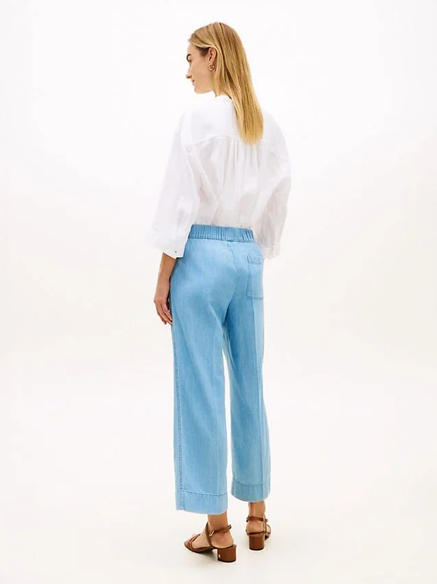 Pull-On Wide-Leg Ankle Pant Pull-On Wide-Leg Ankle Pant