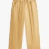 Pull-On Wide-Leg Ankle Pant Pull-On Wide-Leg Ankle Pant