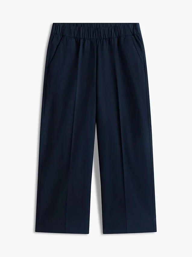 Pull-On Wide-Leg Ankle Pant Pull-On Wide-Leg Ankle Pant