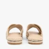 Raffia Espadrille Slide Sandal