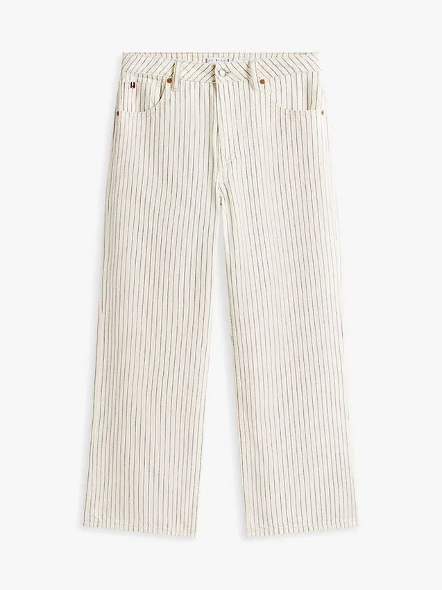 Railroad Stripe High-Rise Wide Leg Jean Railroad Stripe High-Rise Wide Leg Jean