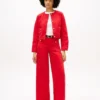 Raw Hem High-Rise Wide Leg Jean Raw Hem High-Rise Wide Leg Jean