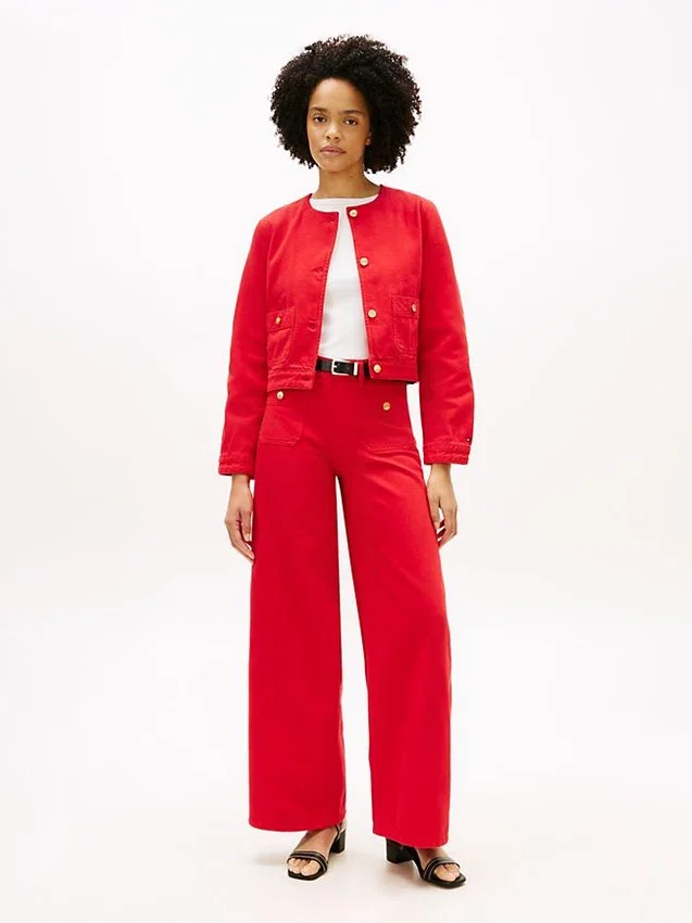 Raw Hem High-Rise Wide Leg Jean Raw Hem High-Rise Wide Leg Jean