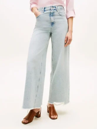 Raw Hem High-Rise Wide Leg Jean Raw Hem High-Rise Wide Leg Jean