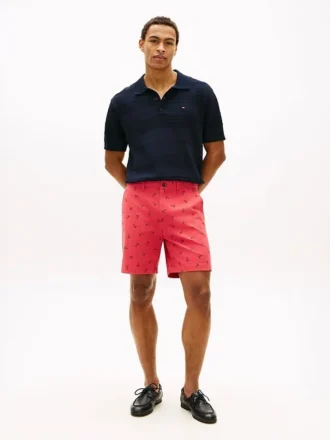 Regular Fit 7″ Anchor Print Short