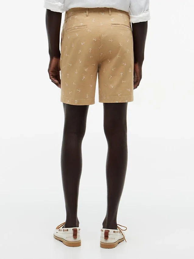 Regular Fit 7″ Anchor Print Short Regular Fit 7″ Anchor Print Short