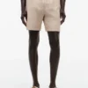 Regular Fit 7″ Cotton-Linen Blend Short Regular Fit 7″ Cotton-Linen Blend Short
