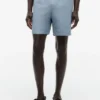 Regular Fit 7″ Cotton-Linen Blend Short Regular Fit 7″ Cotton-Linen Blend Short