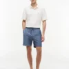 Regular Fit 7″ Cotton-Linen Blend Short