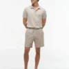 Regular Fit 7″ Cotton-Linen Blend Short Regular Fit 7″ Cotton-Linen Blend Short