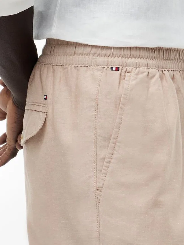 Regular Fit 7″ Cotton-Linen Blend Short Regular Fit 7″ Cotton-Linen Blend Short