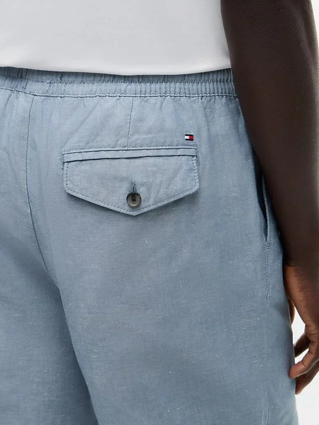 Regular Fit 7″ Cotton-Linen Blend Short Regular Fit 7″ Cotton-Linen Blend Short