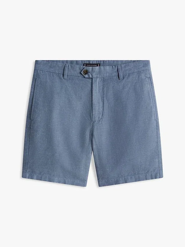 Regular Fit 7″ Cotton-Linen Blend Short Regular Fit 7″ Cotton-Linen Blend Short