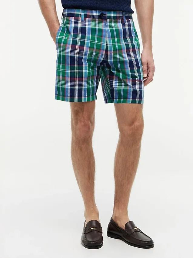 Regular Fit 7″ Madras Short Regular Fit 7″ Madras Short