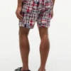 Regular Fit 7″ Patchwork Madras Short Regular Fit 7″ Patchwork Madras Short