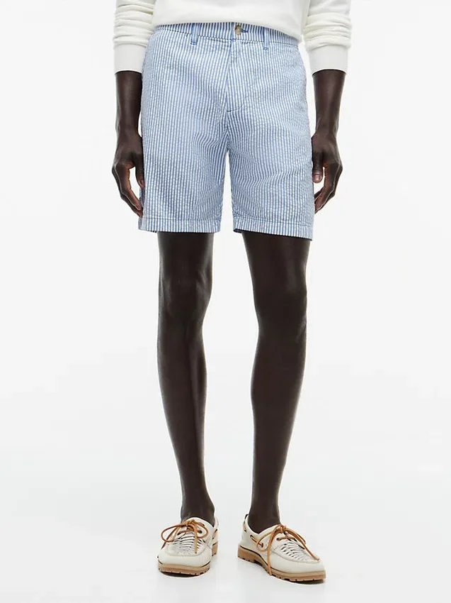 Regular Fit 7″ Seersucker Short Regular Fit 7″ Seersucker Short