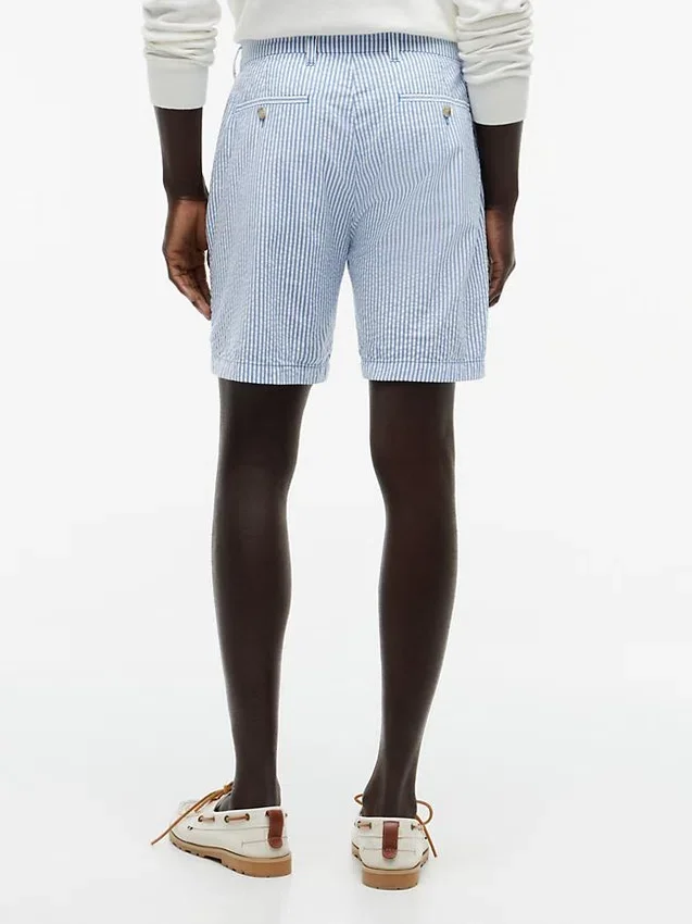 Regular Fit 7″ Seersucker Short Regular Fit 7″ Seersucker Short
