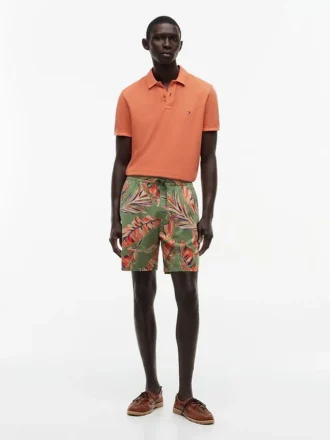 Regular Fit 7″ Tropical Print Short