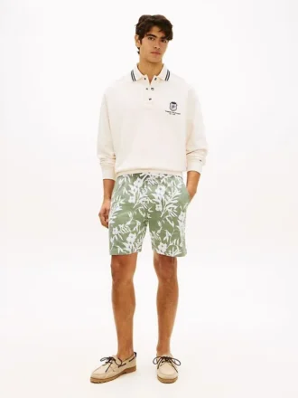 Regular Fit 7″ Tropical Print Short
