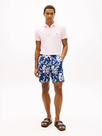 Regular Fit 7″ Tropical Print Short