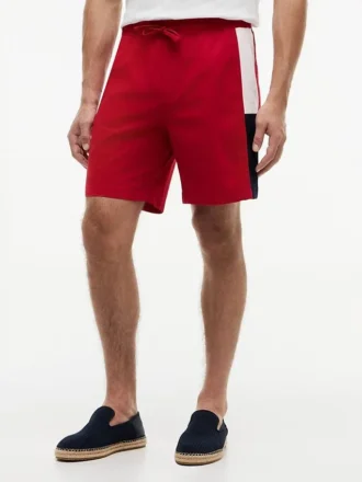 Regular Fit 8″ Flag Colorblock Short