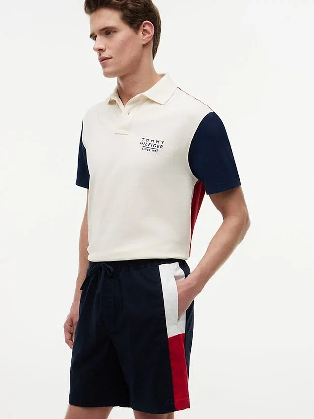 Regular Fit 8″ Flag Colorblock Short Regular Fit 8″ Flag Colorblock Short