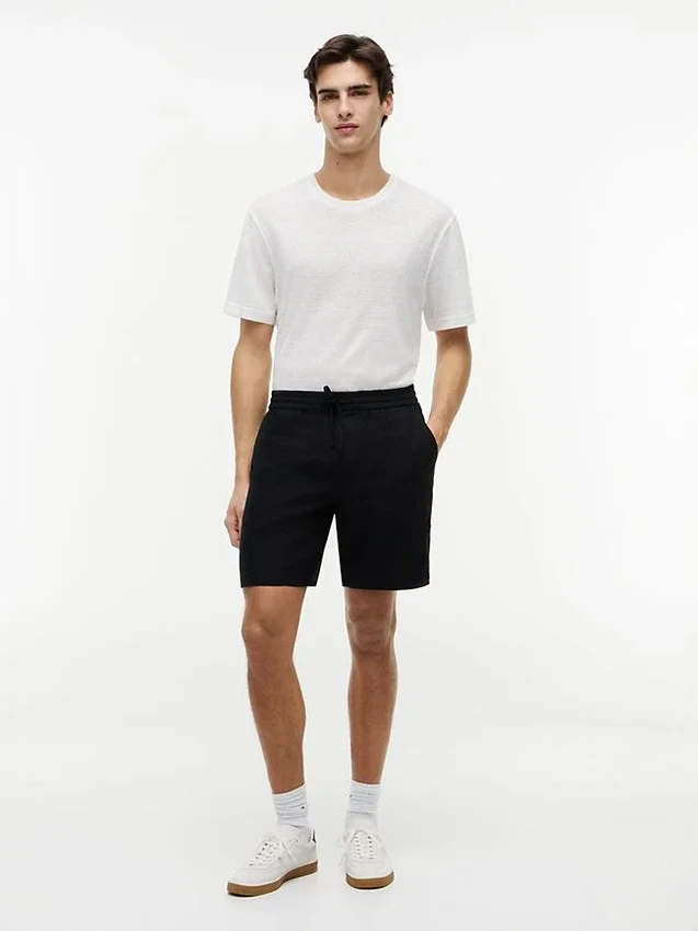Regular Fit 8″ Linen-Blend Short Regular Fit 8″ Linen-Blend Short