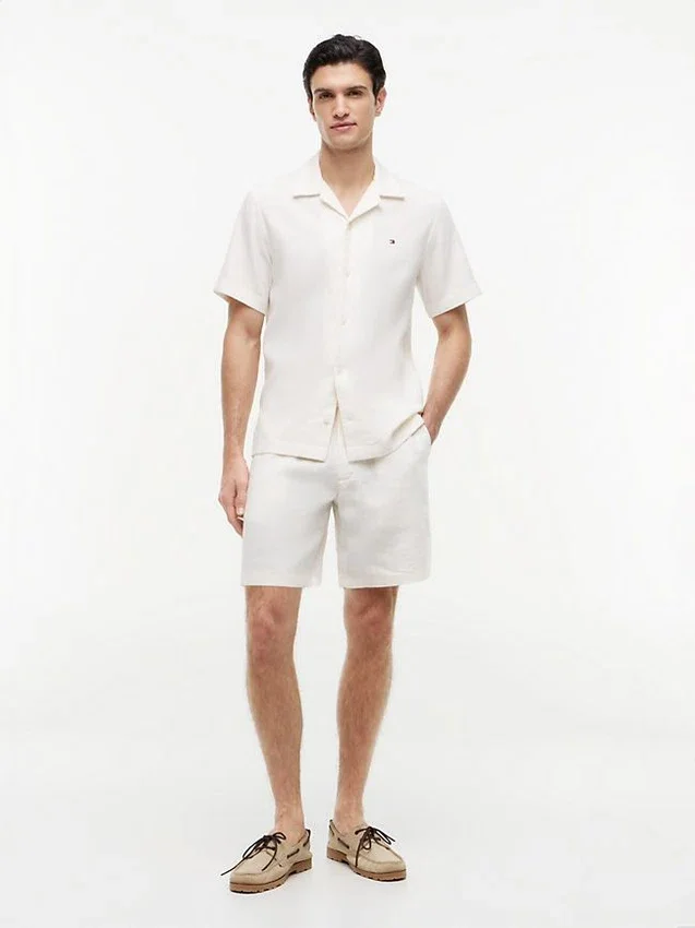Regular Fit 8″ Linen-Blend Short Regular Fit 8″ Linen-Blend Short