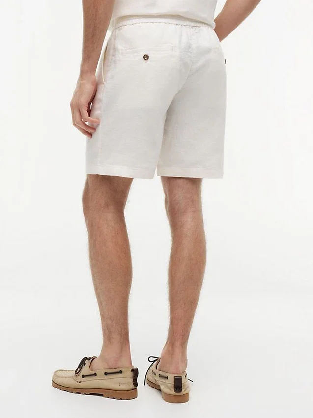 Regular Fit 8″ Linen-Blend Short Regular Fit 8″ Linen-Blend Short