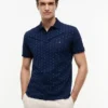 Regular Fit Anchor Print Interlock Polo
