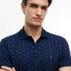 Regular Fit Anchor Print Interlock Polo
