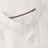 Regular Fit Band Collar Linen Shirt Regular Fit Band Collar Linen Shirt