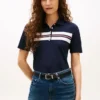 Regular Fit Block Stripe Stretch Polo