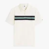 Regular Fit Block Stripe Stretch Polo